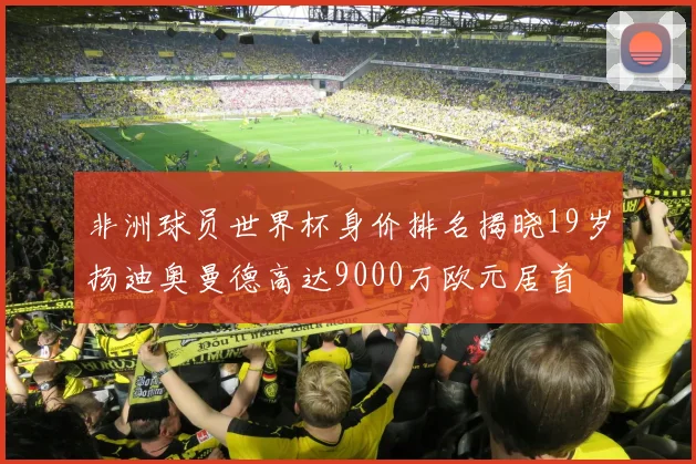 非洲球员世界杯身价排名揭晓19岁扬迪奥曼德高达9000万欧元居首